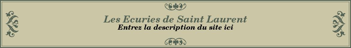 Les Ecuries de Saint Laurent